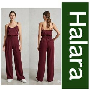 HALARA Red Unisex Work Casual 2Side Pockets Women’s Size Medium Work Pants